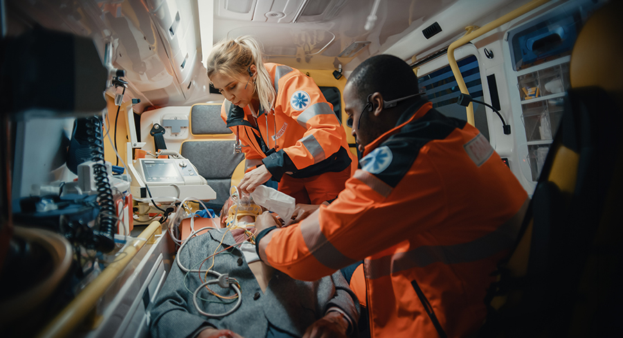 Firecom Connect used in EMS / Ambulance